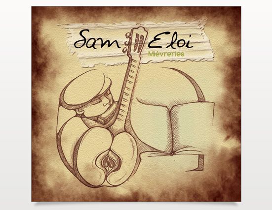 Illustration pour l'album Mièvrerie par Sam Éloi